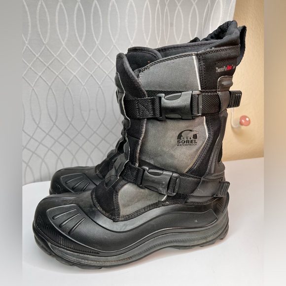 Sorel Other - Sorel Alpha Trac Buckle Xtreme Waterproof Insulated Men’s Snow Boots Size 10